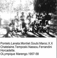 SPORT OLYMPIQUE DE MARENGO 1957 58